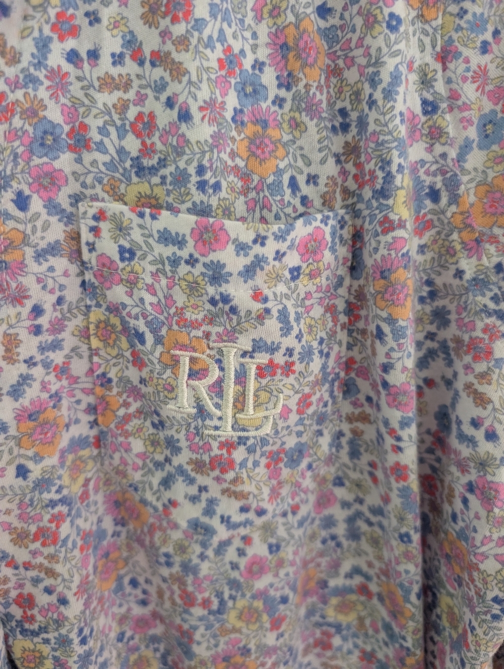 Ralph Lauren Purple Floral Nightgown Size L - Picture 3 of 5